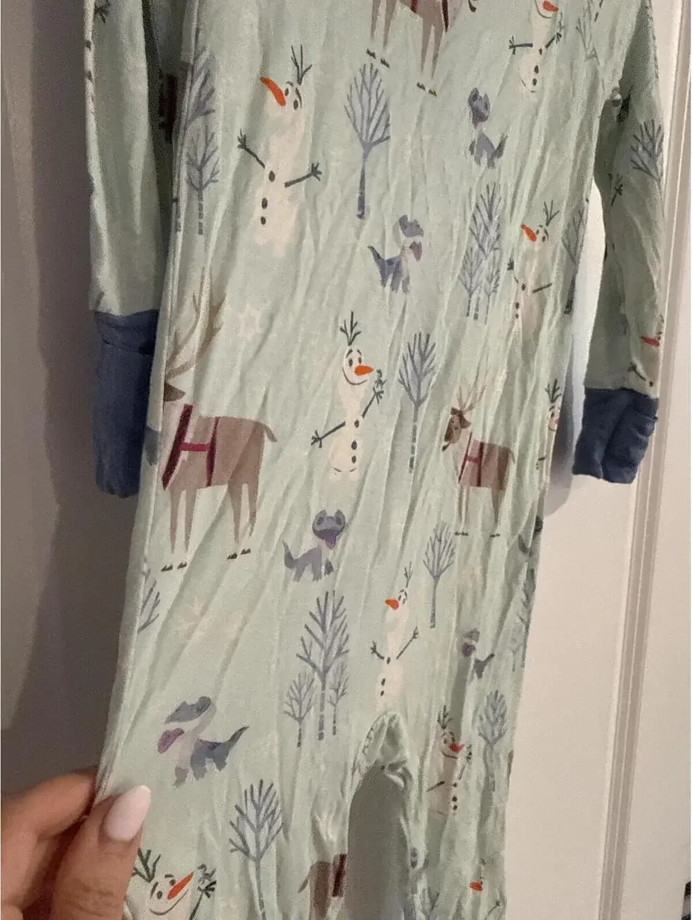 Disney Little Sleepies 12-18 Months Frozen Pajama Onesie OLAF